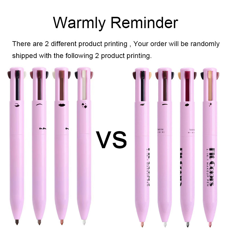 4 In 1 Multi Functional Lip Liner Eyeliner  Eyebrow Pencil  4Color Set For Perfect Brows  Lips 5