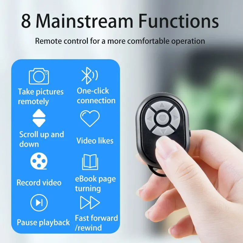 Universal Bluetooth Remote Control Selfie Stick Camera Controller for iPhone  Android