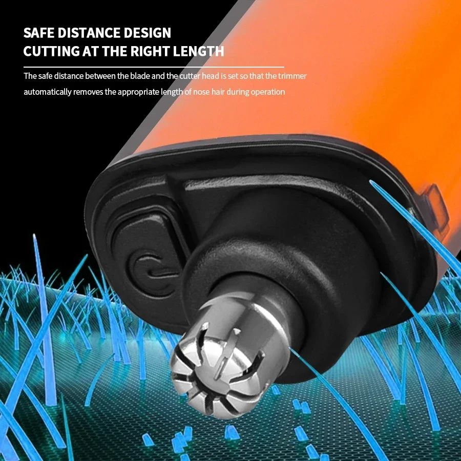 Professional Painless Electric Portable Ear And Nose Hair Trimmer Clipper For Men Stainless Steel E 4
