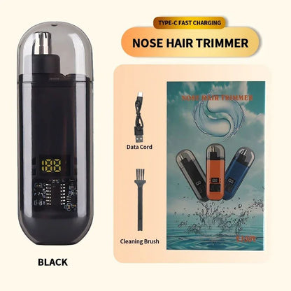 Professional Painless Electric Portable Ear And Nose Hair Trimmer Clipper For Men Stainless Steel E 6