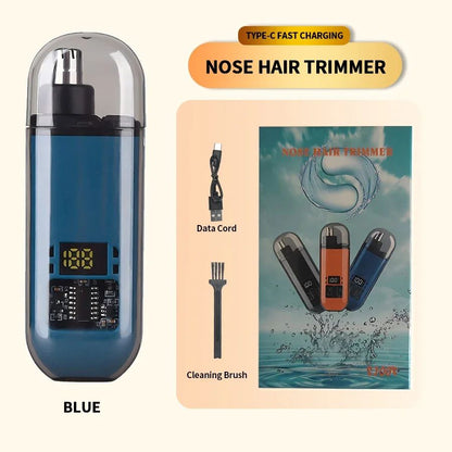 Professional Painless Electric Portable Ear And Nose Hair Trimmer Clipper For Men Stainless Steel E 7