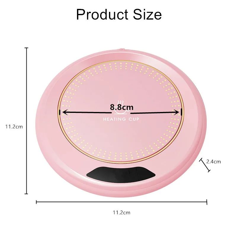 Constant Temperature USB Home Heating Coaster Thermostatic Mug Warmer With Speed Adjustment For Cof 5