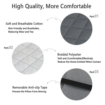Ergonomic Ultralight Inflatable Travel Camping Pillow Soft Washable Cover For Neck  Back Support Po 4