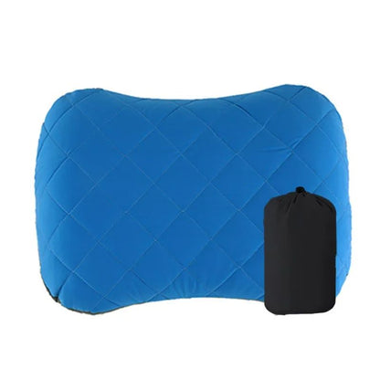 Ergonomic Ultralight Inflatable Travel Camping Pillow Soft Washable Cover For Neck  Back Support Po 7