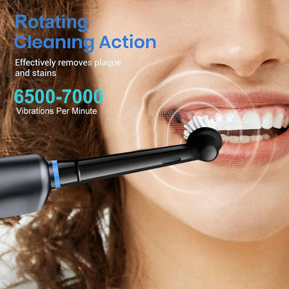 Electric Toothbrush With Rotating Brush Head Rechargeable Rotary Toothbrush For Adults With Modes   1