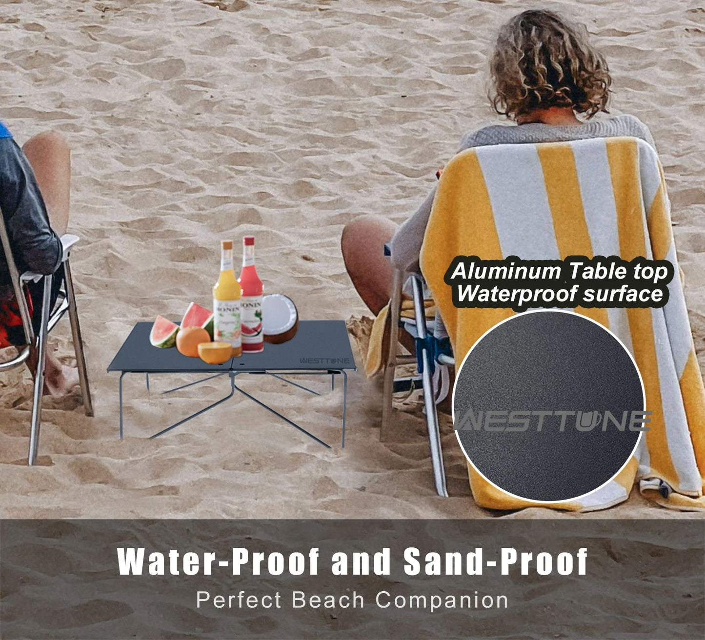 Portable Ultralight Folding Camping Table Compact Aluminium Alloy Collapsible Mini Outdoor Table Fo 5