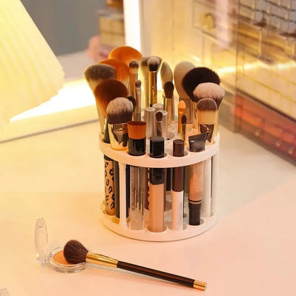 Makeup Brush Storage Rack With Large Capacity Cosmetic Sorting Storage Box For Vanity  Bathroom 2