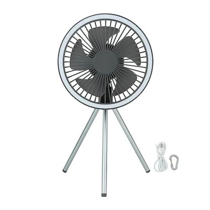 Camping Fan Rechargeable Desktop Portable Circulator Wireless Ceiling Electric Fan With Power Bank  6