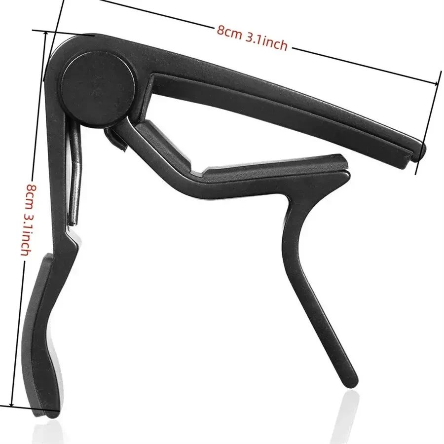 7pcs Guitar Capo Set For Acoustic  Electric Guitars  Includes 5 Free Picks  1 Holder  Available In  1