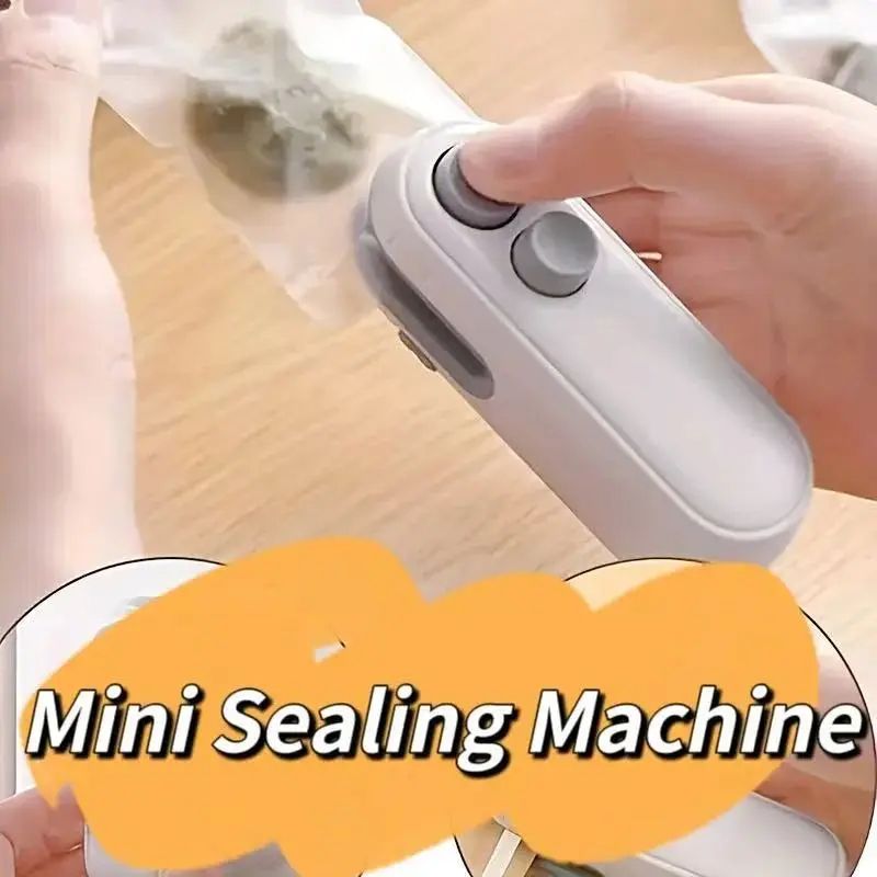 Mini Sealing Machine USB Rechargeable Heat Sealer For Plastic Food Storage Bags Handheld Food Seale 4