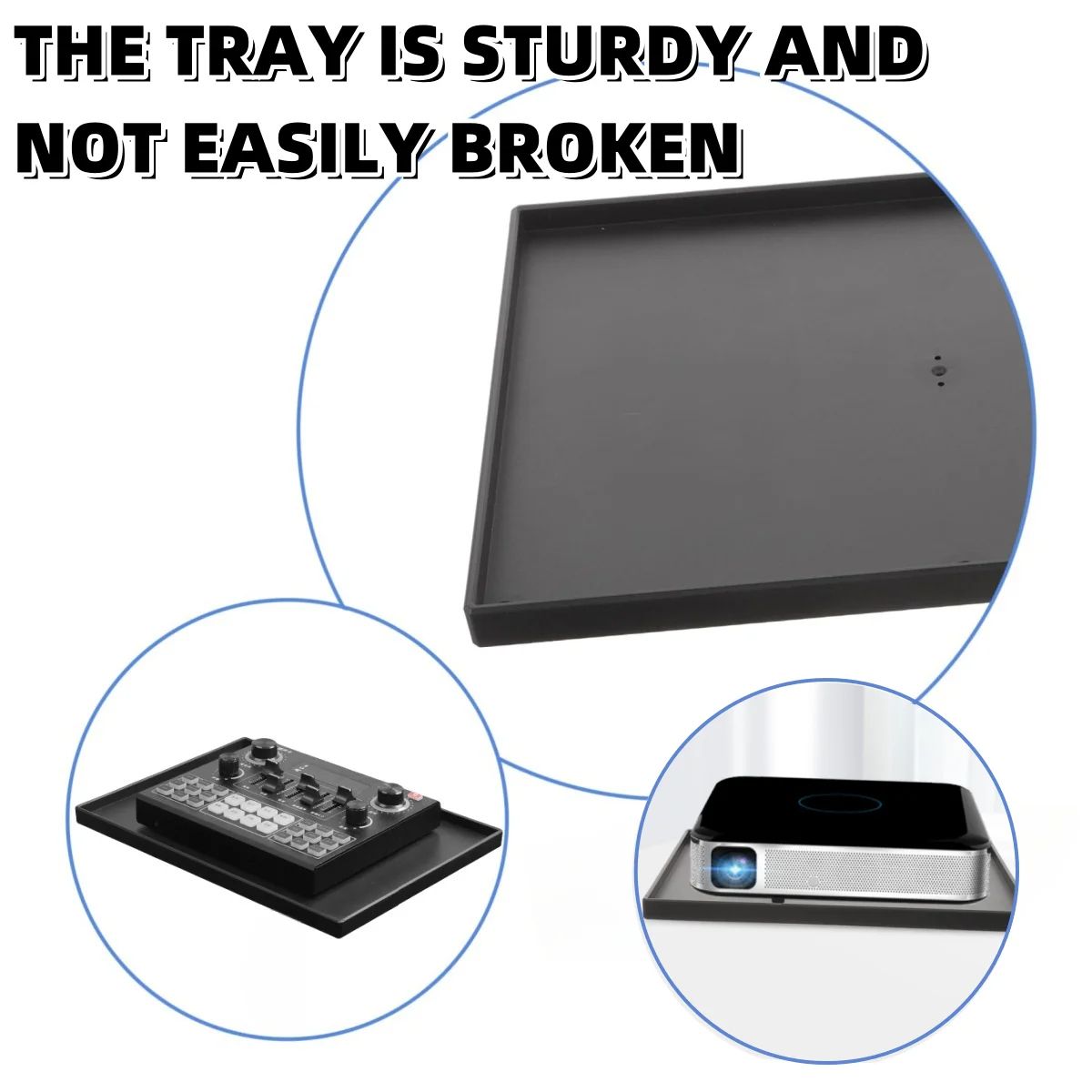 Miwayer Universal Projector Tray For Tripod Stand  Sound Card  Monitor Platform With 14 Metal Femal 3