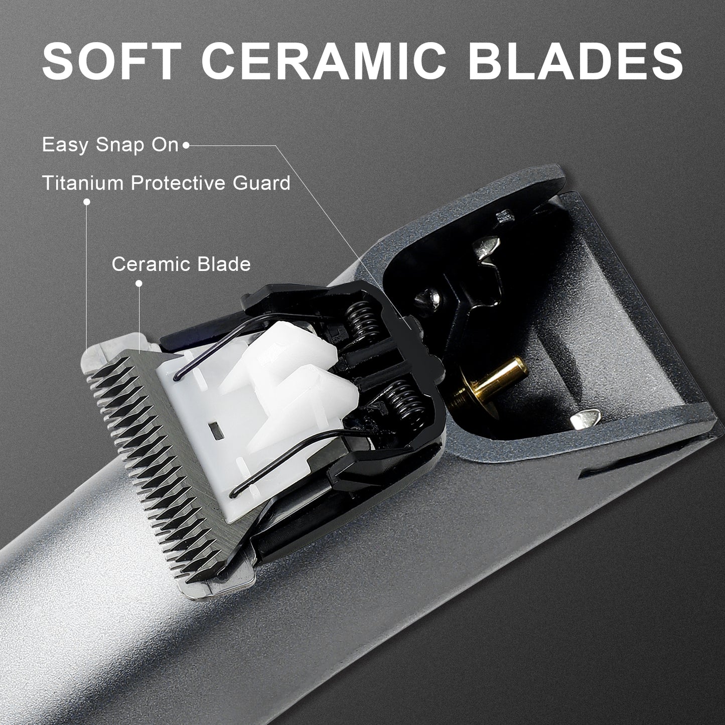 Electric Groin Hair Trimmer For Men Waterproof Body Groomer With Replaceable Ceramic Blades PubicCh 2