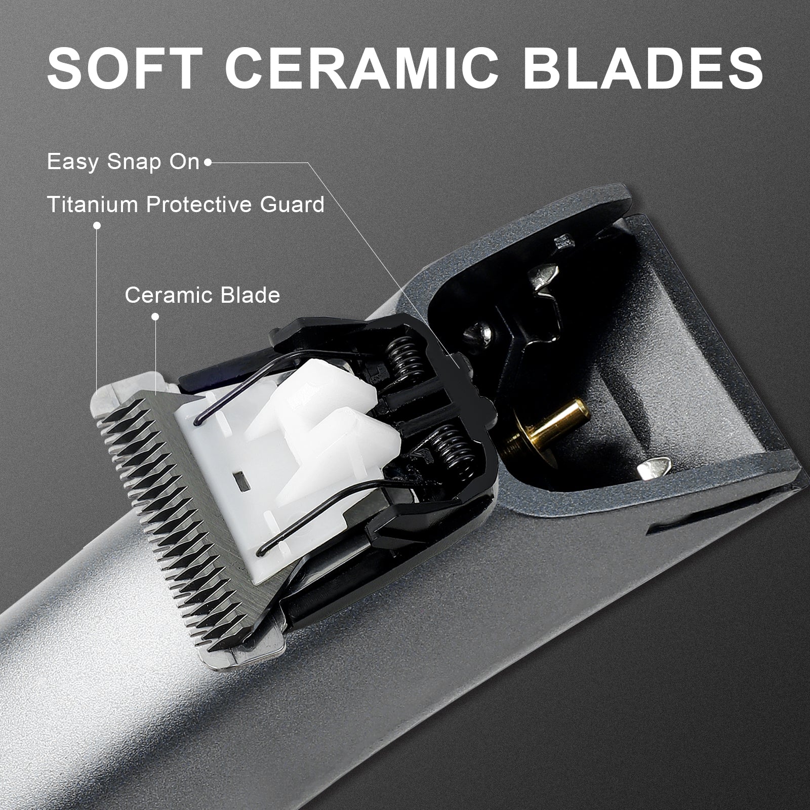 Electric Groin Hair Trimmer For Men Waterproof Body Groomer With Replaceable Ceramic Blades PubicCh 2