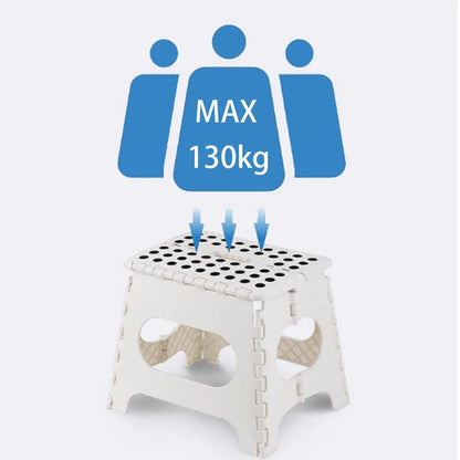 Folding Step Stool Portable Lightweight Plastic Step Up For Adults  Kids  Ideal For Kitchen Bathroo 2