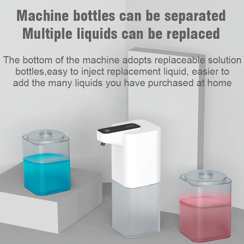 Automatic Inductive Foam Soap Dispenser USB Rechargeable Touchless Smart Hand Washing  Alcohol Spra 2