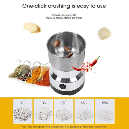 Mini Electric Grinder Ultrafine Baby Food Pulverizer Coffee  Spice Grinder Grain Mill With Stainles 4