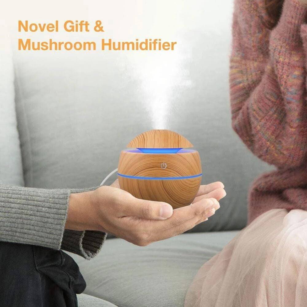 Electric Air Aroma Diffuser & Humidifier Ultrasonic Cool Mist Maker for Bedroom with Essential Oils