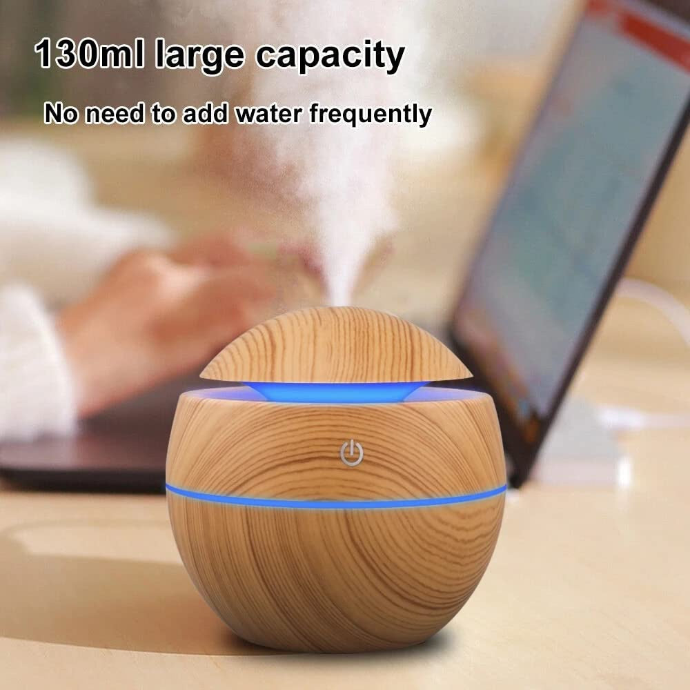 Electric Air Aroma Diffuser & Humidifier Ultrasonic Cool Mist Maker for Bedroom with Essential Oils