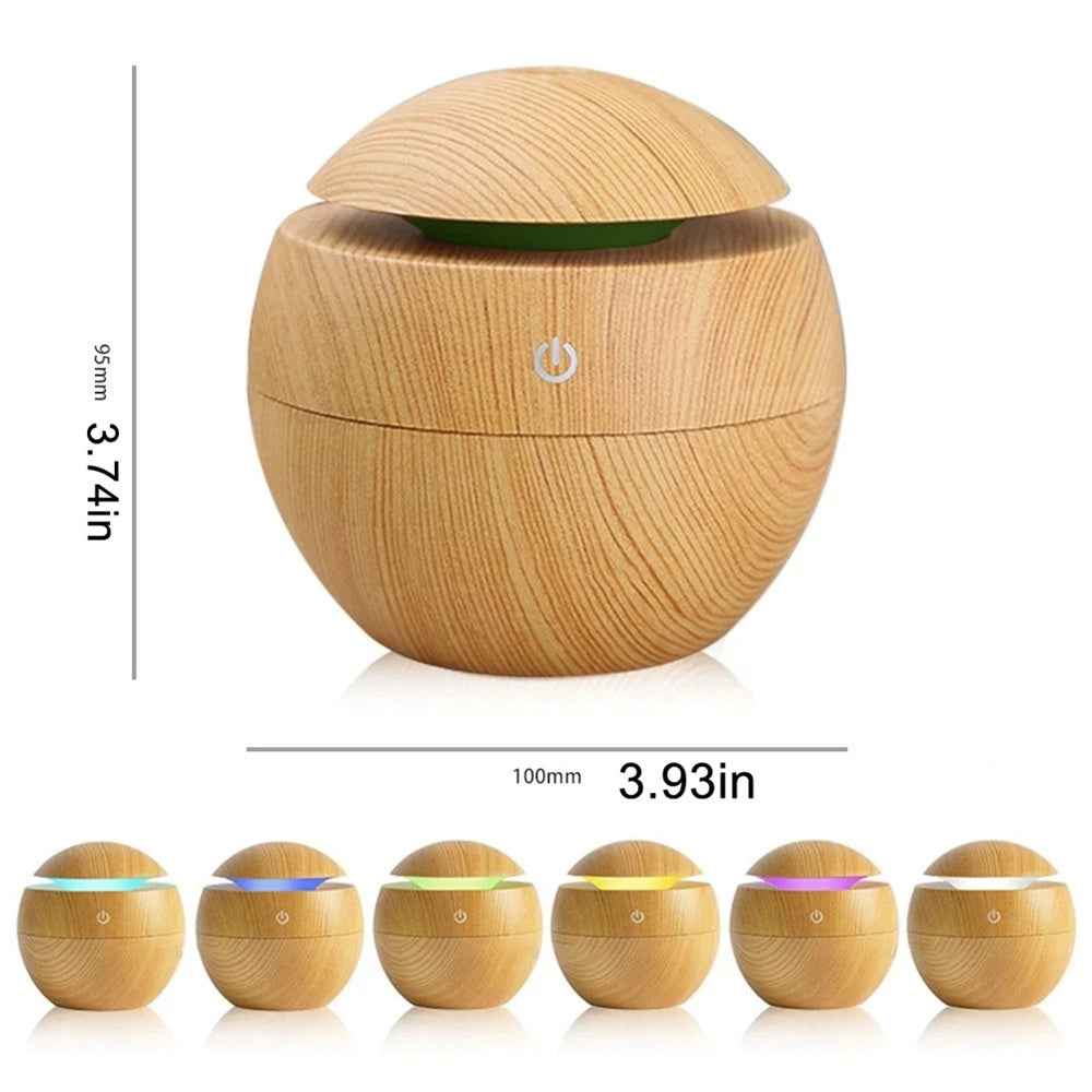 Electric Air Aroma Diffuser & Humidifier Ultrasonic Cool Mist Maker for Bedroom with Essential Oils