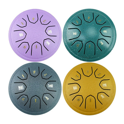 8 Tone Steel Tongue Drum Mini Hand Pan Drums With Drumsticks Music Tambourine And Accessories Porta 1