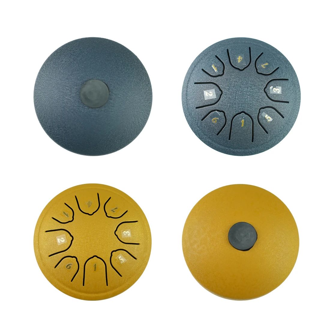 8 Tone Steel Tongue Drum Mini Hand Pan Drums With Drumsticks Music Tambourine And Accessories Porta 4