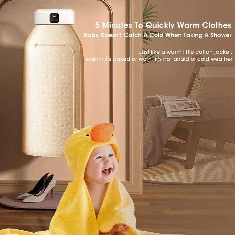 Foldable Electric Dryer Mini Portable Intelligent Fast Drying Cabinet With Drying Bag For Household 1