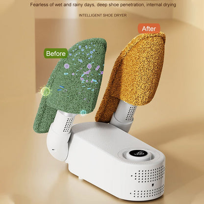 Foldable Shoe Dryer Fast Drying Boot Dryer with Sterilization & Deodorization Household Footwear Heater