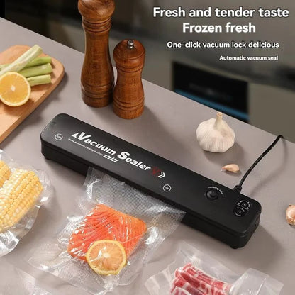 Automatic Food Vacuum Sealer, Portable Kitchen Packaging Machine for Home Use