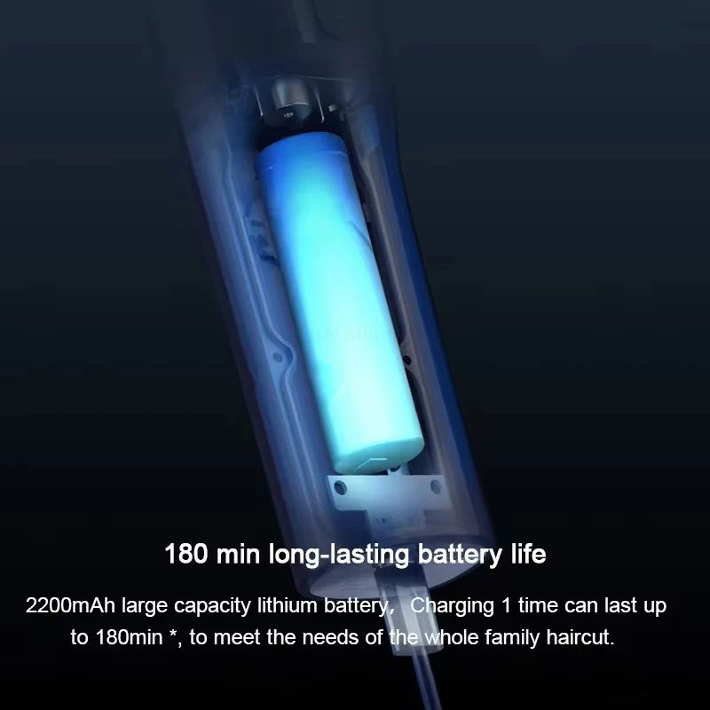 XIAOMI Mijia Hair Clipper For Men Electric Sideburns Shaver  Wireless Hair Cutting Trimmer For Barb