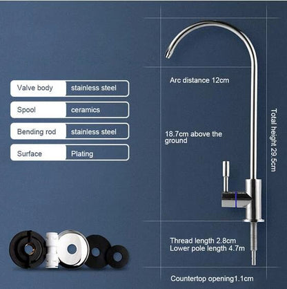Premium LeadFree Filtered Faucet Fits Reverse Osmosis Units Kitchen Water Filtration System Faucet  5