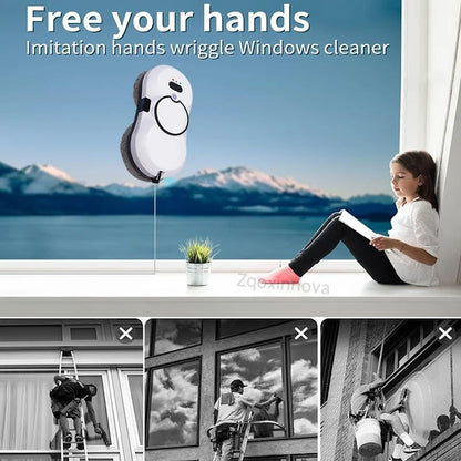 Smart Robot Window Cleaner Vacuum With UPS System Automatic Glass Washer Electric Floor Mop And Sma 4