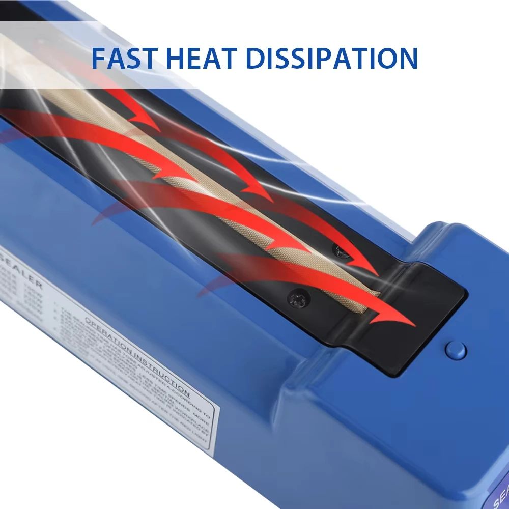 Electric Heat Bag Sealing Machine Plastic Bag Sealer Hand Press Food Seal Impulse Sealer For Packag 3