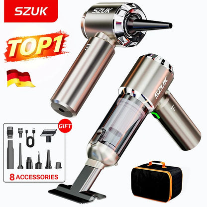 Mini Wireless Car Vacuum Cleaner Handheld Powerful Suction Portable Cordless Dust Remover For Auto  1