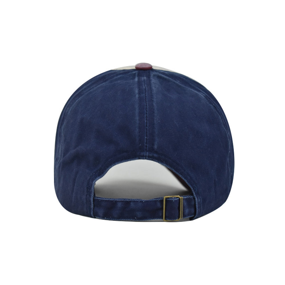 FS Distressed Red Blue Trucker Cap Summer Streetwear Hip Hop Baseball Hat for Men  Women