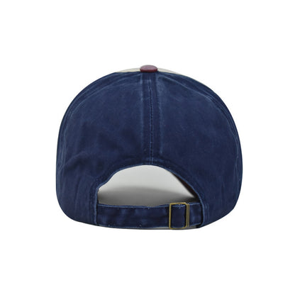 FS Distressed Red Blue Trucker Cap Summer Streetwear Hip Hop Baseball Hat for Men  Women