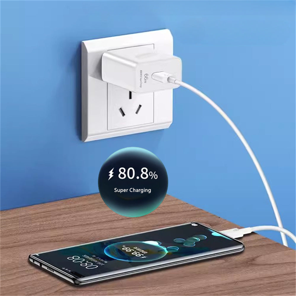 Super Fast Charger for Huawei Mate 40/50/60, P50/P60, Nova 9/10, Honor 90/100, Type C Quick Charging Cable