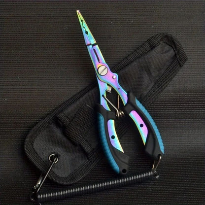 Portable Fishing Plier With Colored Coating Multifunctional Stainless Steel Hook Remover Line Cutte 4