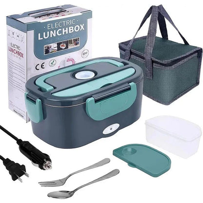 Electric Lunch Box Food Warmer Portable Food Heater For Car Or Home LeakProof Lunch Heating Microwa
