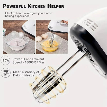 Handheld Electric Egg Beater Mini Household Mixer For Egg Whites  Cream Automatic Kitchen Beater 1