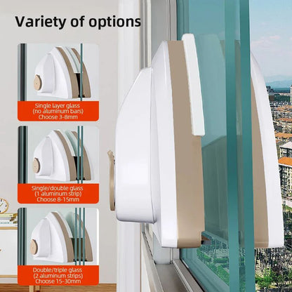 DoubleSided Magnetic Glass Window Cleaner NEW Household Window Cleaning Tool With Water Discharge W 4
