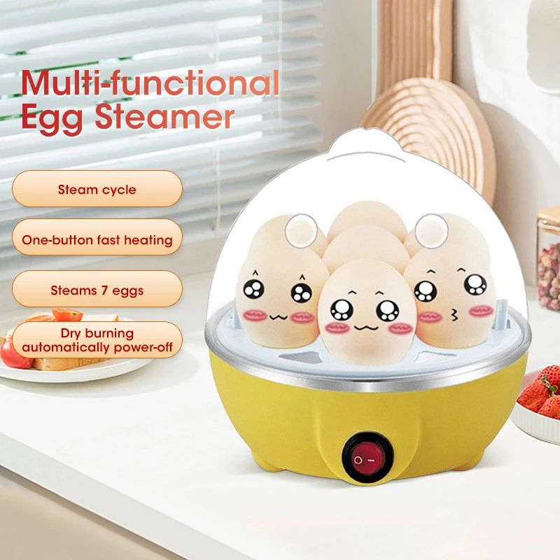 MultiFunctional 7 Egg Cooker With Automatic Power Off Steamed Egg Custard  Boiled Egg Machine For H 1