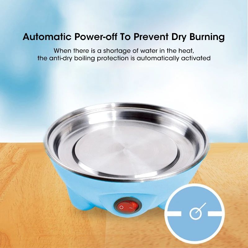 MultiFunctional 7 Egg Cooker With Automatic Power Off Steamed Egg Custard  Boiled Egg Machine For H 2