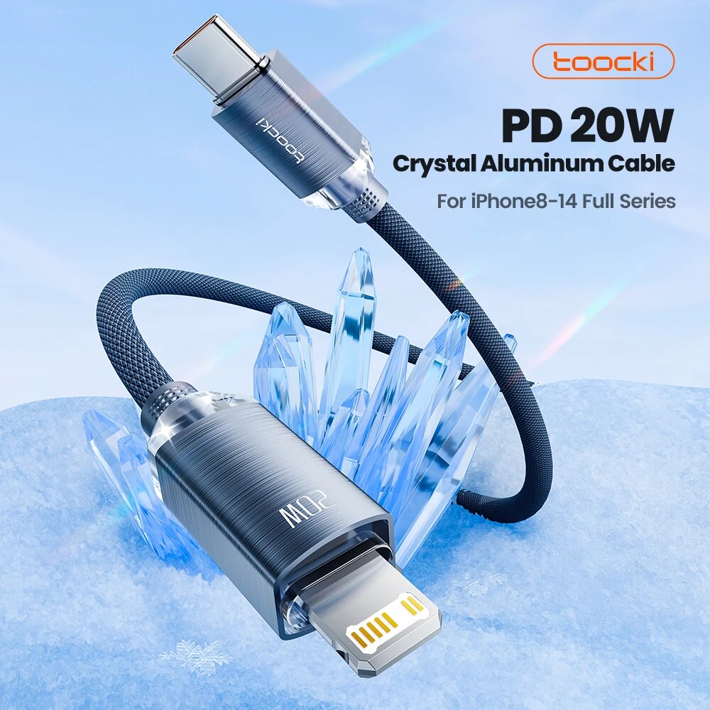 USB-C to Lightning Cable, Fast Charging Type-C Cable for iPhone 14/13/12/11 Pro Max, iPad, AirPods