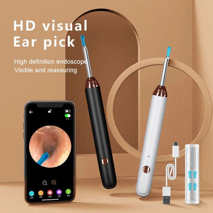 Endoscope Wax Removal ToolType C Intelligent Visual Ear Cleaner With Camera Silicone Earplug Otosco 3