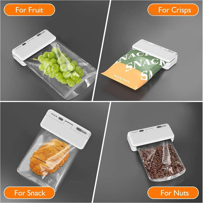 Mini Bag Sealer  Cutter USB Rechargeable Handheld Plastic Bag Heat Sealing Machine For Snacks  Food 3