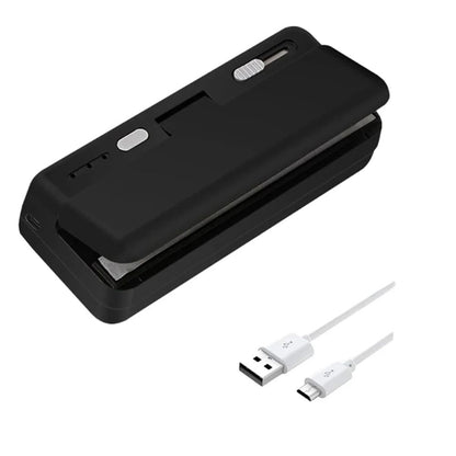 Mini Bag Sealer  Cutter USB Rechargeable Handheld Plastic Bag Heat Sealing Machine For Snacks  Food 6