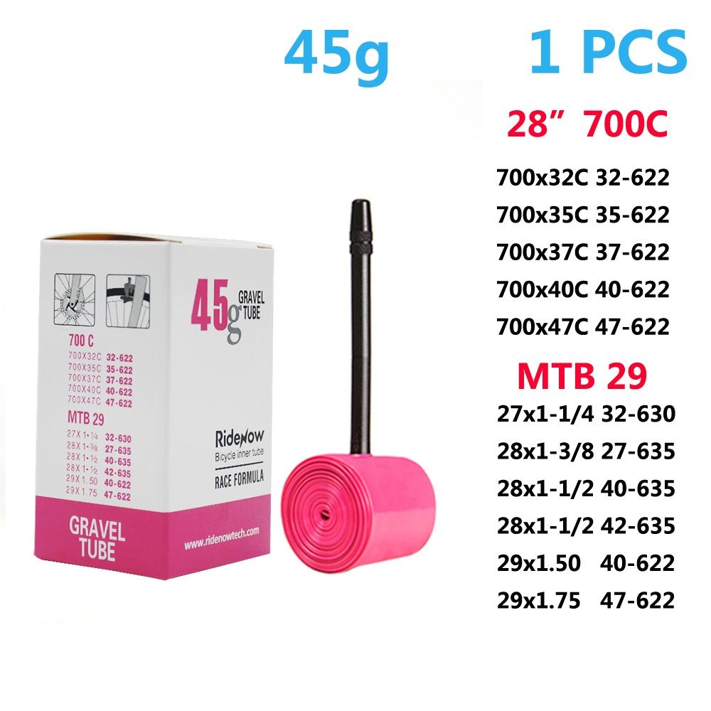 UltraLight TPU Bike Inner Tube 700C Fits 700x1847C  Road  MTB Bicycle Tire Tube