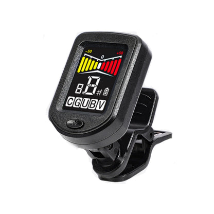 AllInstrument ClipOn Guitar Tuner Chromatic Electronic Tuner for Guitar Bass Ukulele Violin M