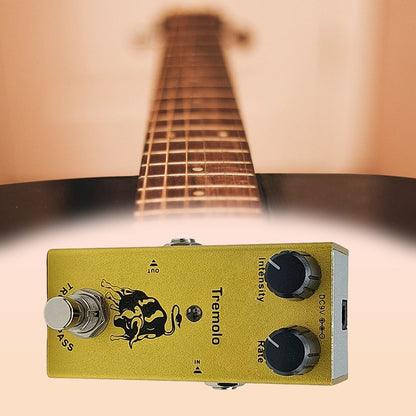 Multi-Effect Electric Guitar Pedal, Classic Overdrive, Crunch Distortion, Vintage Chorus & Delay