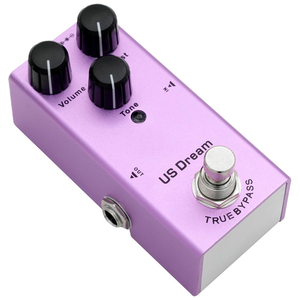 MultiEffect Electric Guitar Pedal Classic Overdrive Crunch Distortion Vintage Chorus  Delay 9